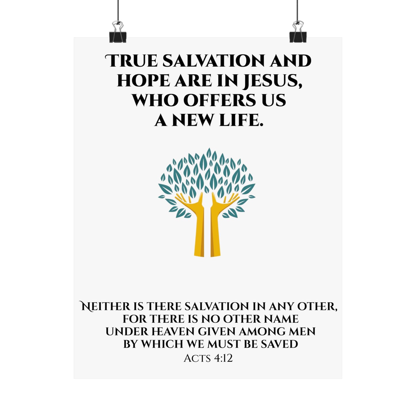 Wall Art Poster - Faith & Hope