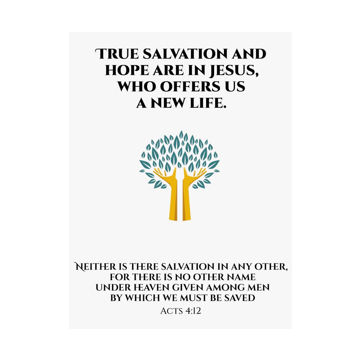 Wall Art Poster - Faith & Hope