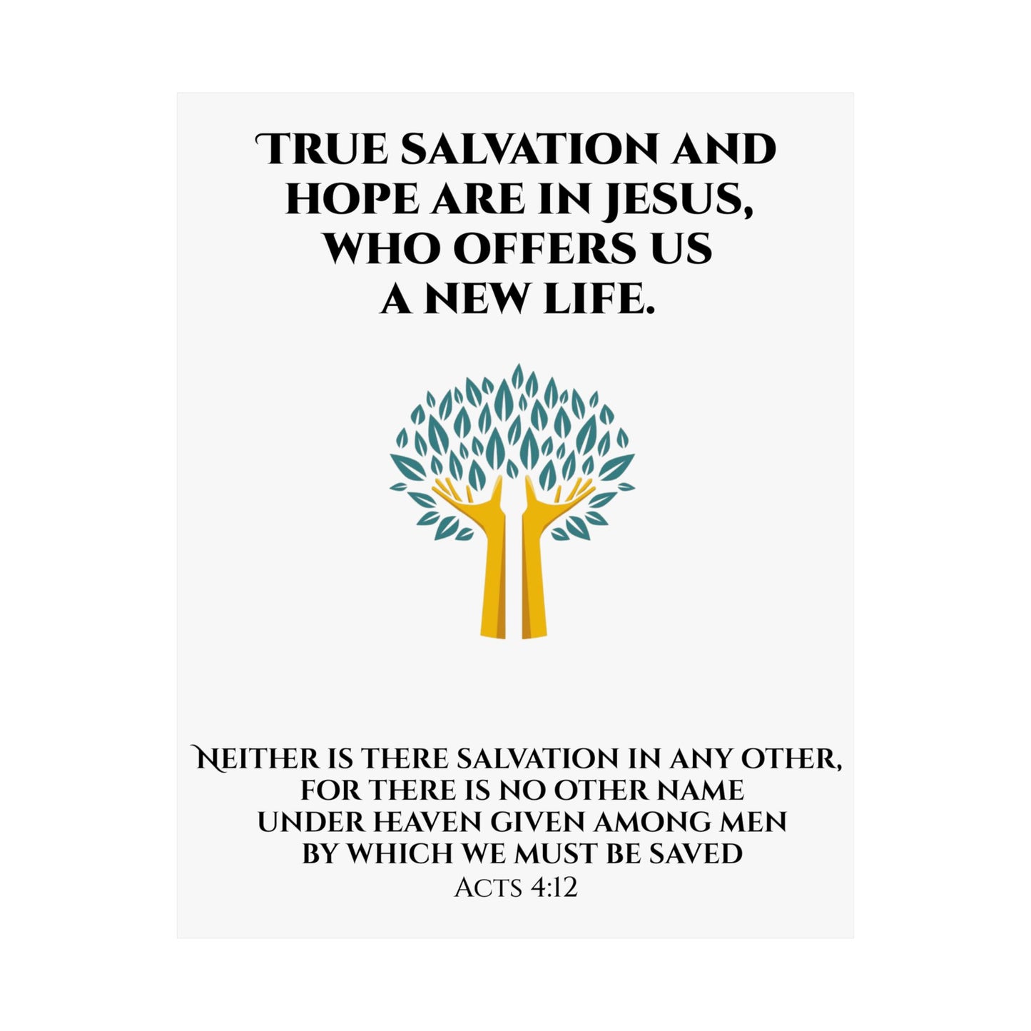 Wall Art Poster - Faith & Hope