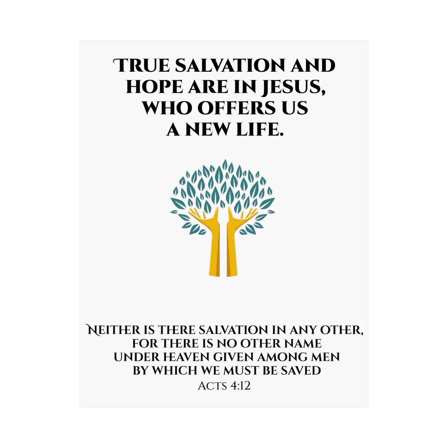 Wall Art Poster - Faith & Hope