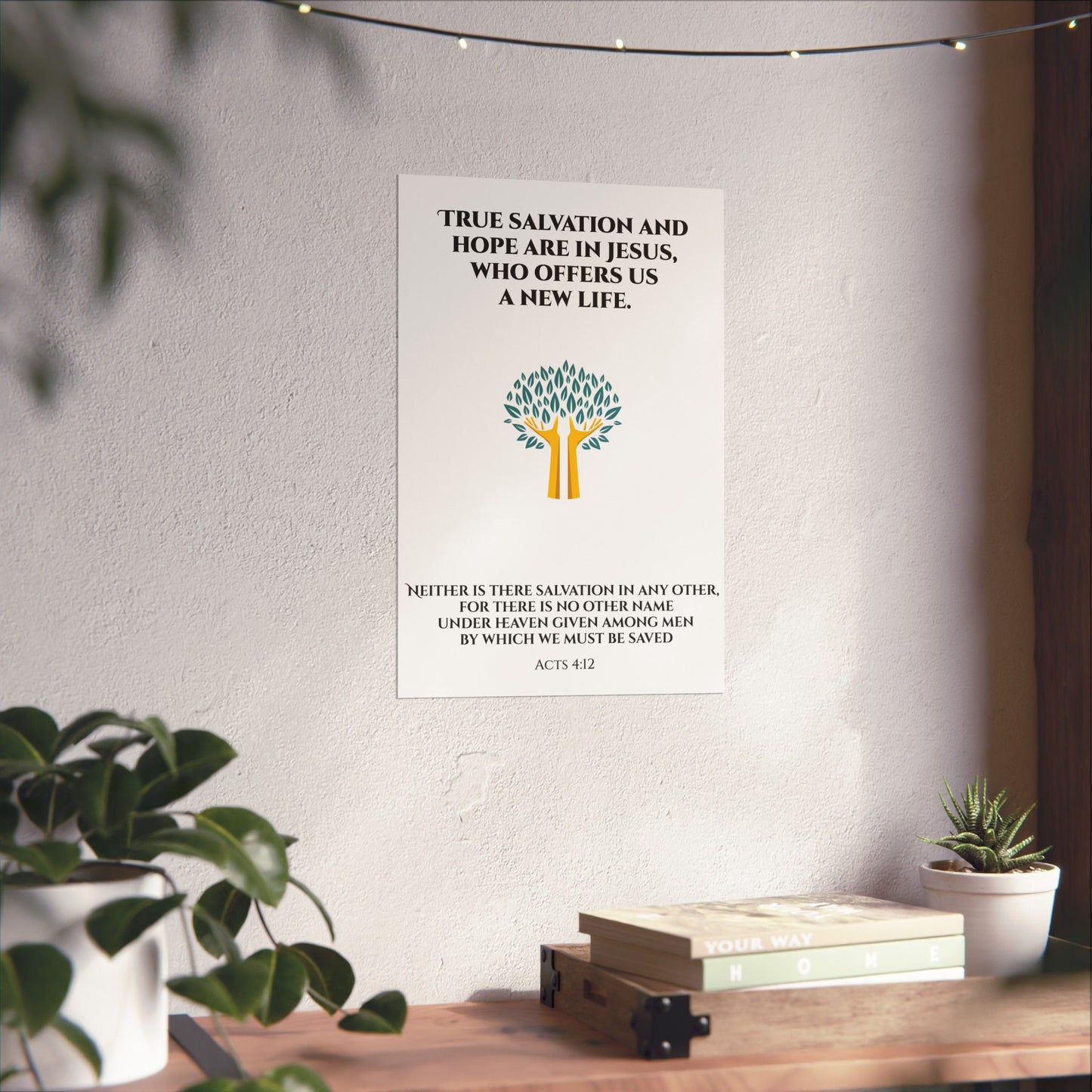Wall Art Poster - Faith & Hope