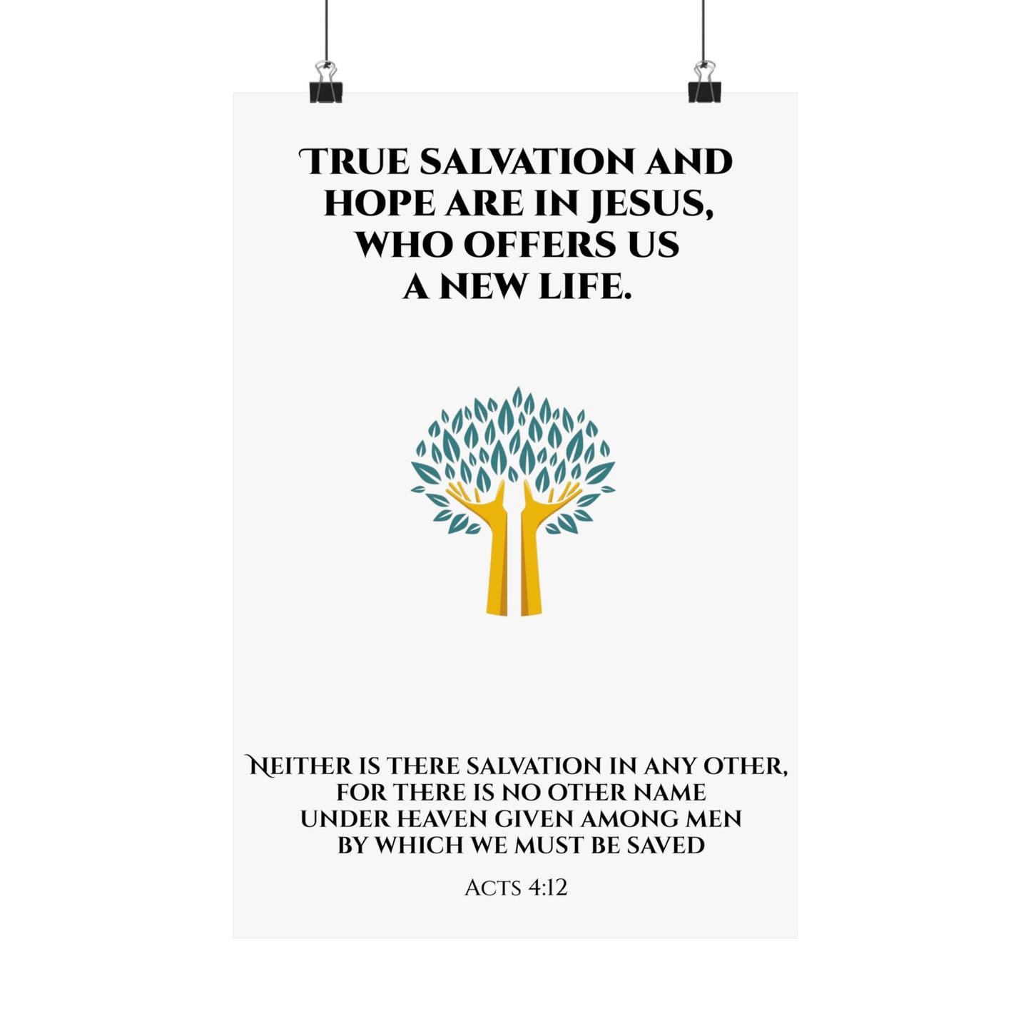 Wall Art Poster - Faith & Hope